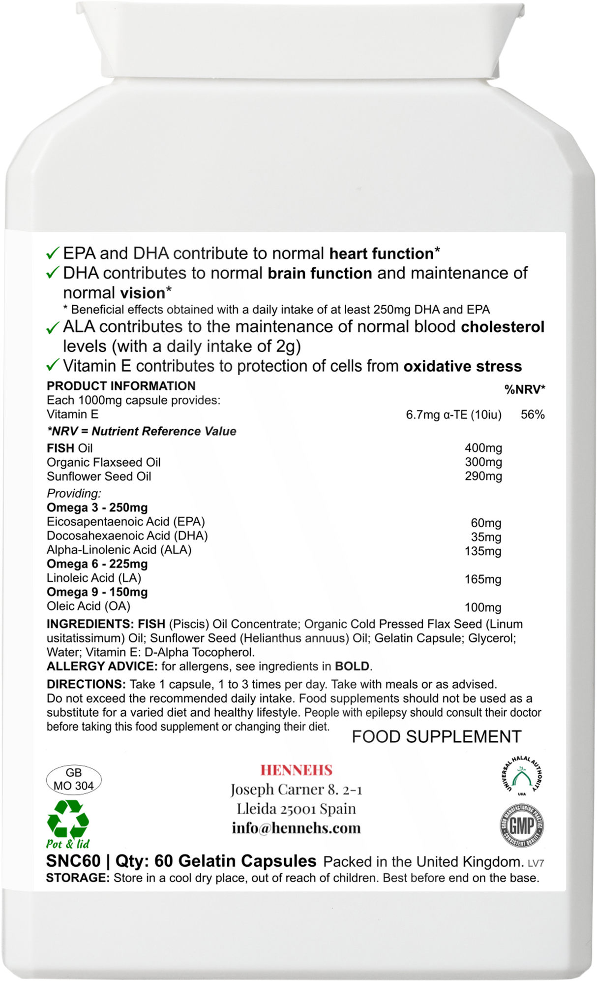 Omega 3-6-9 v2 (SNC60)