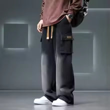 AutumnFlex Wide-Leg Cargo Jeans