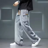 AutumnFlex Wide-Leg Cargo Jeans